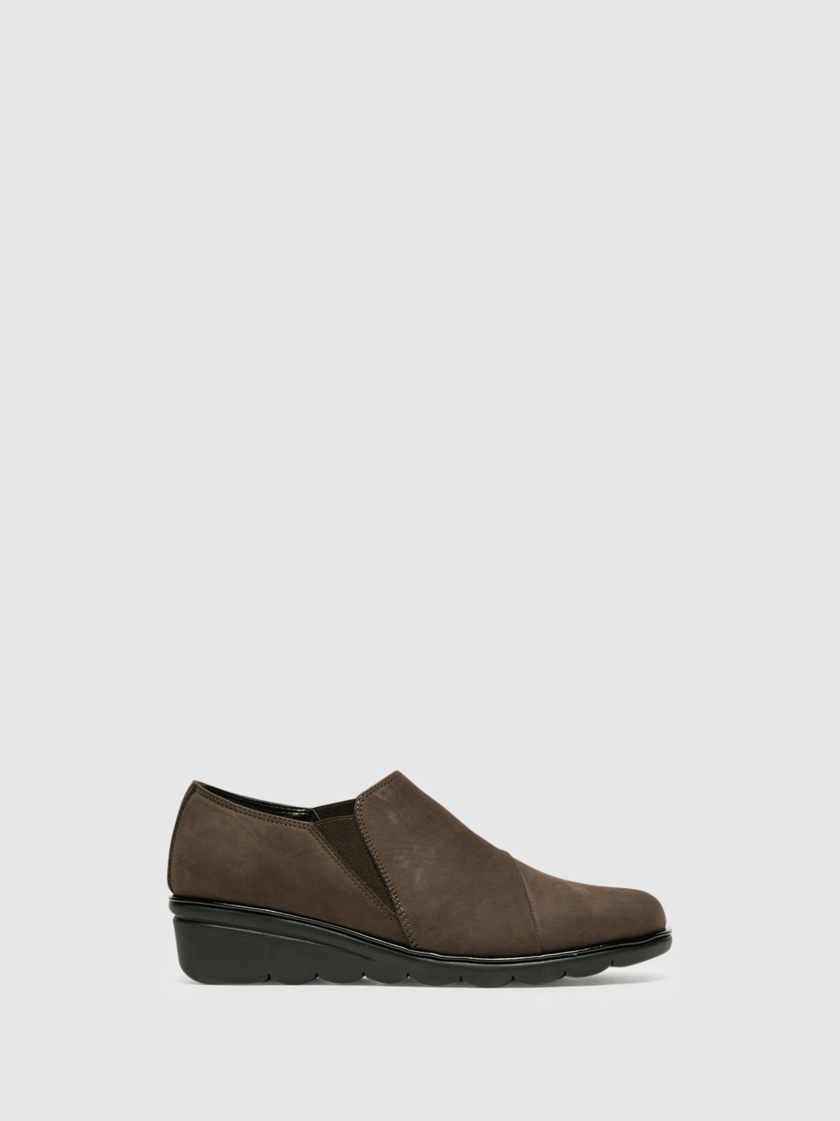 The Flexx Brown Round Toe Shoes
